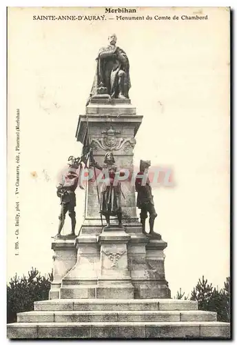 Saint Anne d&#39Auvray Ansichtskarte AK Monument du comte de Chambord