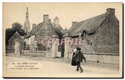 Sainte Anne d&#39Auray Ansichtskarte AK le musee nicolazic et le clocher de la basilique