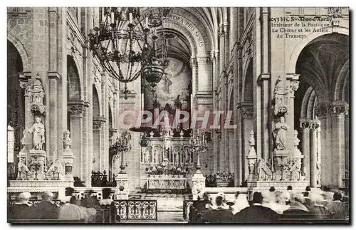 Sainte Anne d'Auray Cartes postales Interieur de la basilique Le choeur et les autels du transept (orgue)