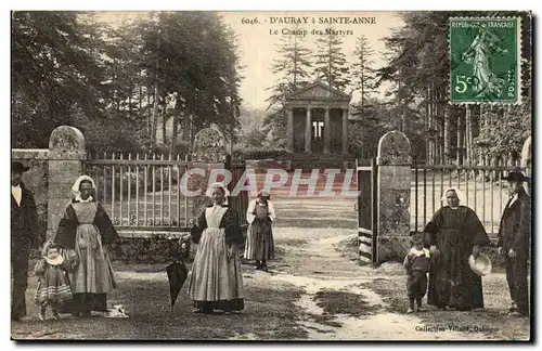 D&#39auray a Saint Anne Ansichtskarte AK Le champ des martyrs