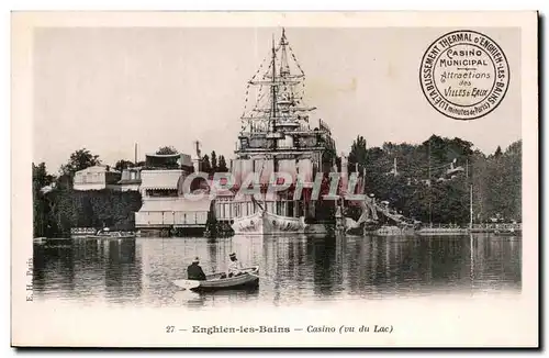 Enghien les Bains Cartes postales Casino (vu du lac)