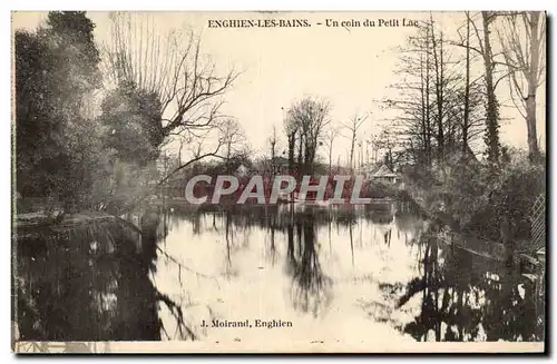 Enghien les Bains Ansichtskarte AK un coin du petit lac