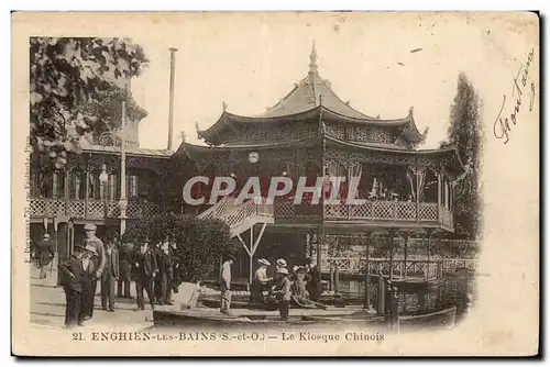 Enghien les Bains Ansichtskarte AK Le kiosque chinois (chine china)