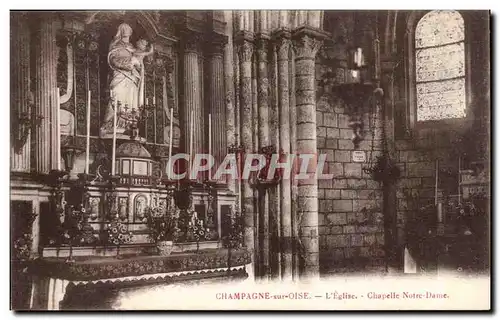 Champagne sur Oise Cartes postales L&#39eglise Chapelle Notre Dame