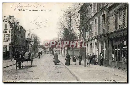 Persan Cartes postales Avenue de la gare