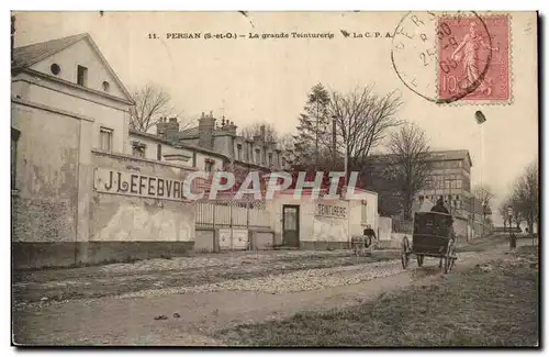 Persan Cartes postales La grande teinturerie Lefebvre