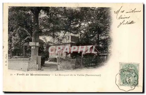 Foret de Montmorency Ansichtskarte AK Le bouquet de la vallee (restaurant)