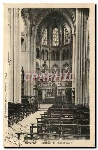 Taverny Cartes postales interieur de l'eglise