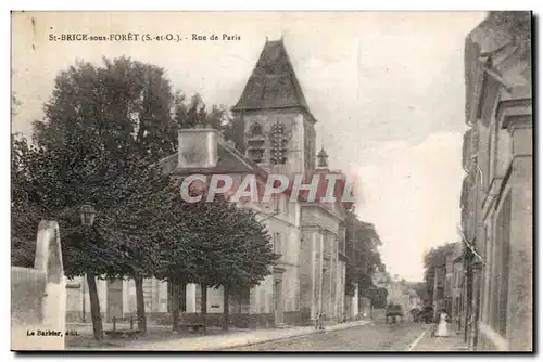 Saint Brice sous foret Ansichtskarte AK Rue de Paris