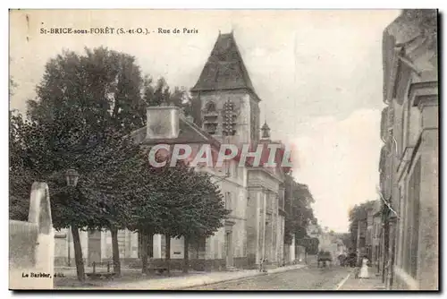 Saint Brice sous foret Cartes postales Rue de Paris
