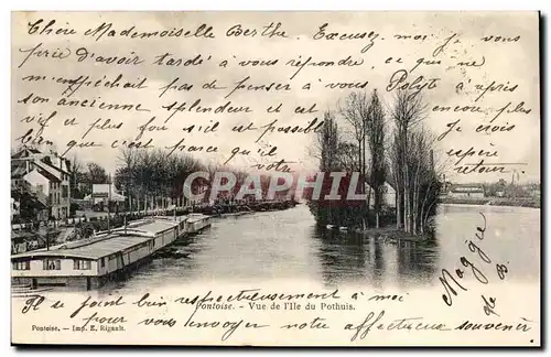 Pontoise Cartes postales Vue de l&#39ile du Pothuis