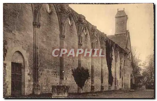 Cartes postales Abbaye de Royaumont Asnieres sur Oise Ruine de l&#39abbatiale Mur meridional