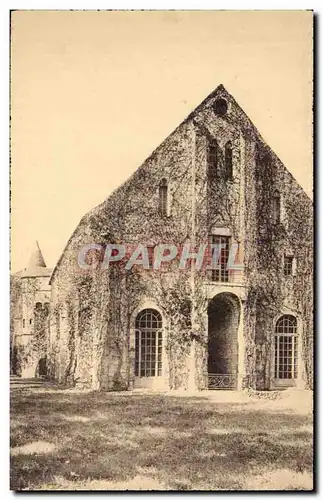 Cartes postales Abbaye de Royaumont Asnieres sur Oise Pignon (cote Est)