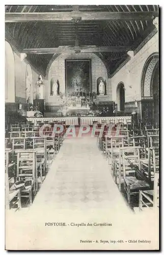 Pontoise Cartes postales Chapelle des CArmelites