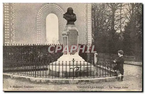 Enghien les Bains Cartes postales la statue Cotte