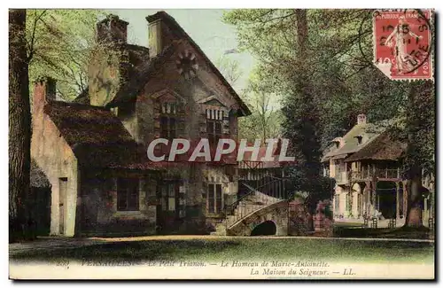 Versailles Cartes postales Le petit TRianon Le hameau de MArie Antoinette La maison du seigneur