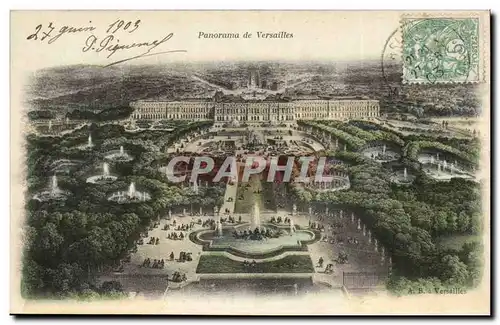 Cartes postales Panorama de Versailles