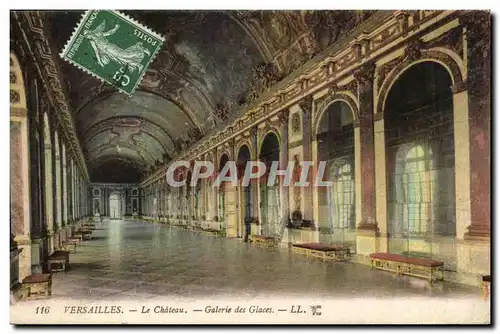 Versailles Ansichtskarte AK Le chateau Galerie des Glaces