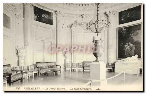 Versailles Ansichtskarte AK Grand TRianon Le salon circulaire