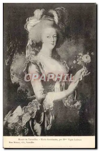 Versailles Cartes postales Musee Marie Antoinette par Mme Vigee Lebrun