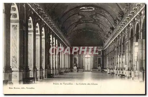 Versailles Cartes postales Parc La galerie des glaces