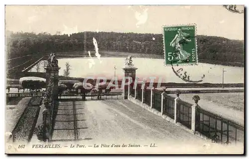 Versailles Cartes postales Le parc La piece d&#39eau des Suisses