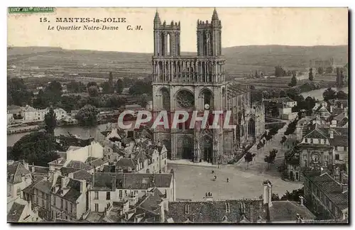 Mantes la jolie Cartes postales Le quartier Notre Dame