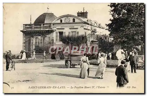 St Germain en Laye Cartes postales Le pavillon Henri IV l&#39entree