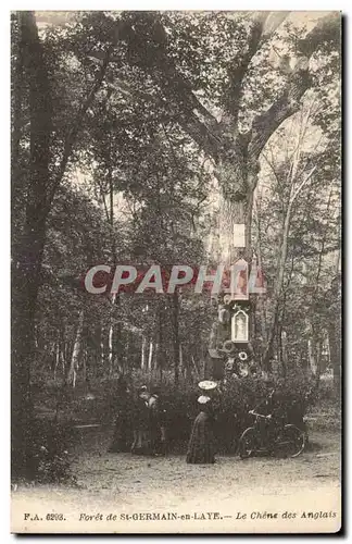 Foret de St Germain en Laye Cartes postales Le chene des anglais (arbre tree)