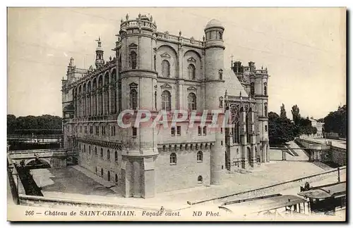 Ansichtskarte AK Chateau de Saint Germain Facade Ouest