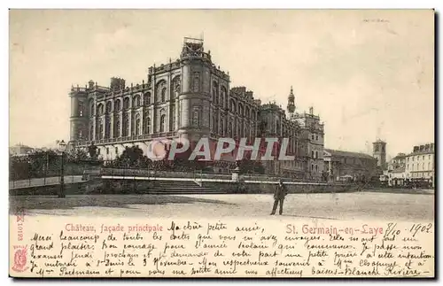 Cartes postales Chateau de Saint Germain Facade Principale