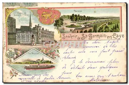 Cartes postales Saint Germain en Laye Souvenir TOP