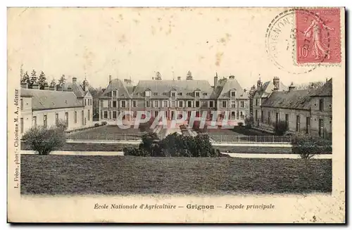 Grignon Cartes postales Ecole nationale d&#39agriculture Facade principale