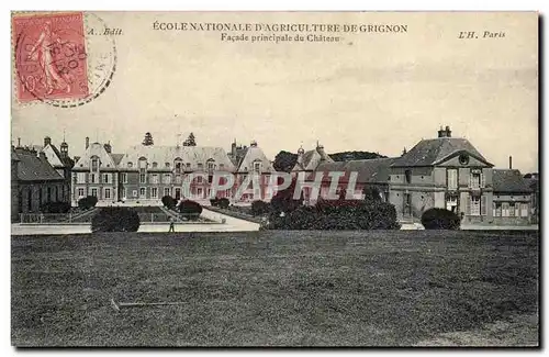 Grignon Cartes postales Ecole nationale d&#39agriculture Facade principale du chateau