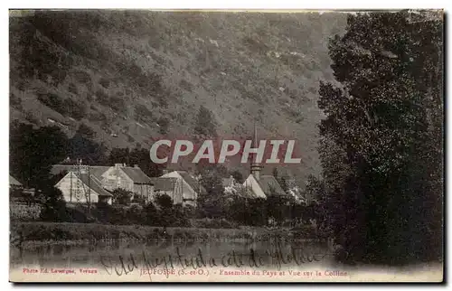 Jeufosse Cartes postales Ensemble du payx et vue sur la colline