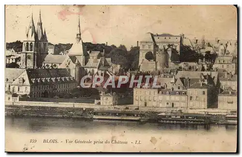 Cartes postales Blois vue generale prise du chateau