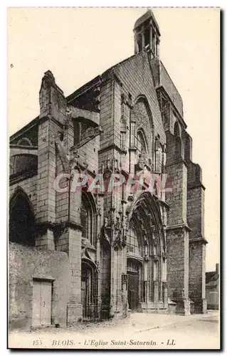 Cartes postales Blois Eglise Saint Saturnin