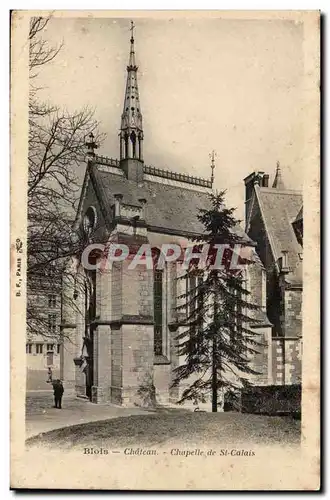 Cartes postales Blois Le chateau Chapelle Saint Calais