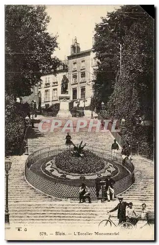 Cartes postales Blois L&#39escalier monumental