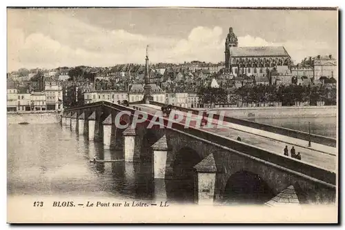 Cartes postales Blois Le pont sur la Loire