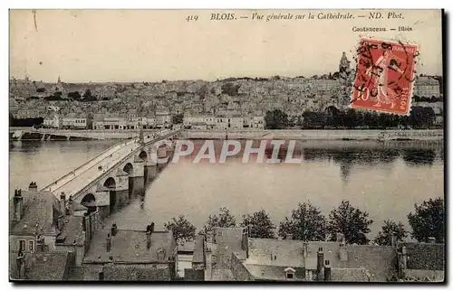 Cartes postales Blois Vue generale sur la cathedrale