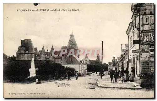 Cartes postales Fougeres sur Bievre Vue du bourg