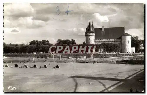 Cartes postales moderne Sully sur Loire La plage et le chateau