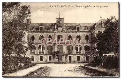 Saint Aignan Cartes postales Ecole superieure de garcons