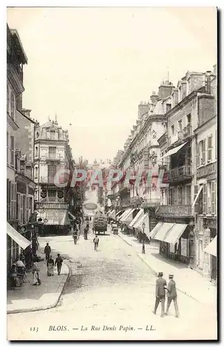 Blois Cartes postales La rue Denis Papin