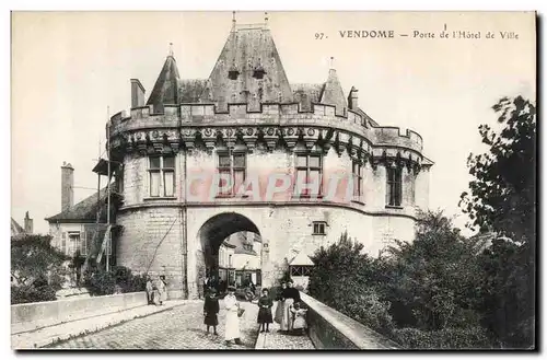 VEndome Cartes postales Porte de l&#39hotel de ville