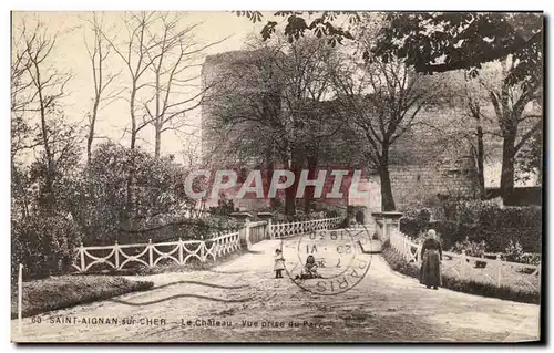 St Aignan sur Cher Cartes postales Le chateau Vue prise du parc