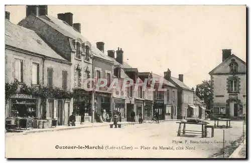 Ouzouer le Marche Cartes postales Place du marche Cote Nord