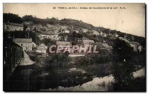 Troo Cartes postales Coteau de Vauchalons et le Loir