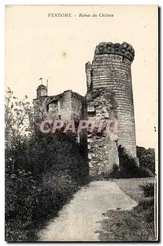 Vendome Cartes postales Ruines du chateau